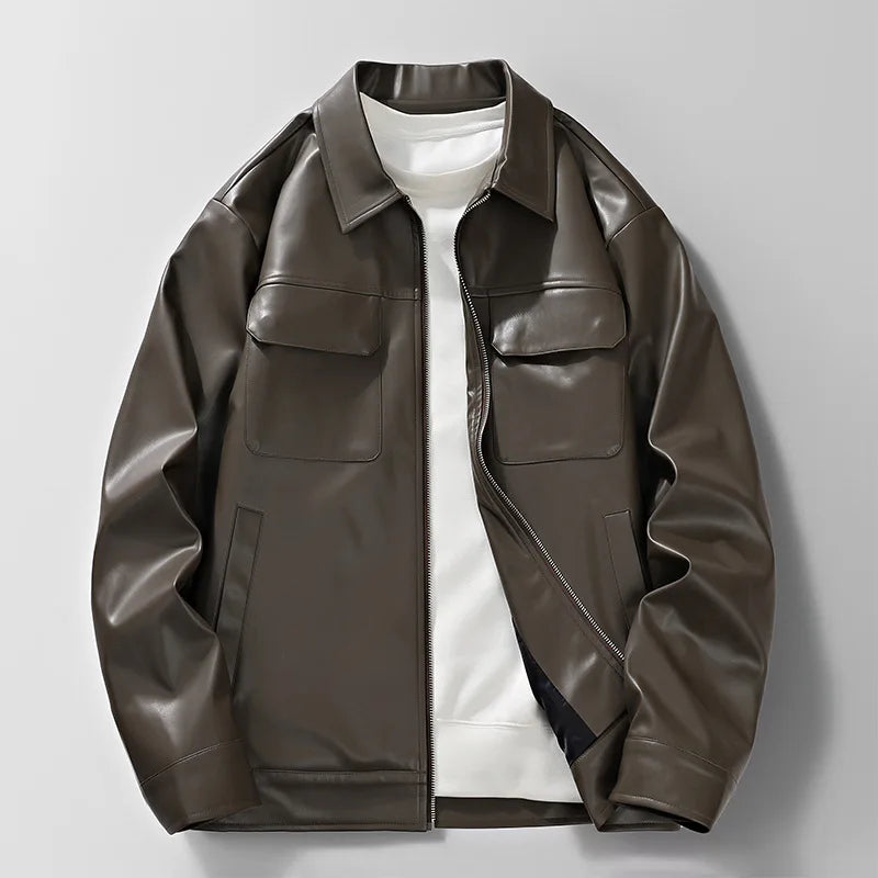 Urban Comfort Faux Leather Jacket