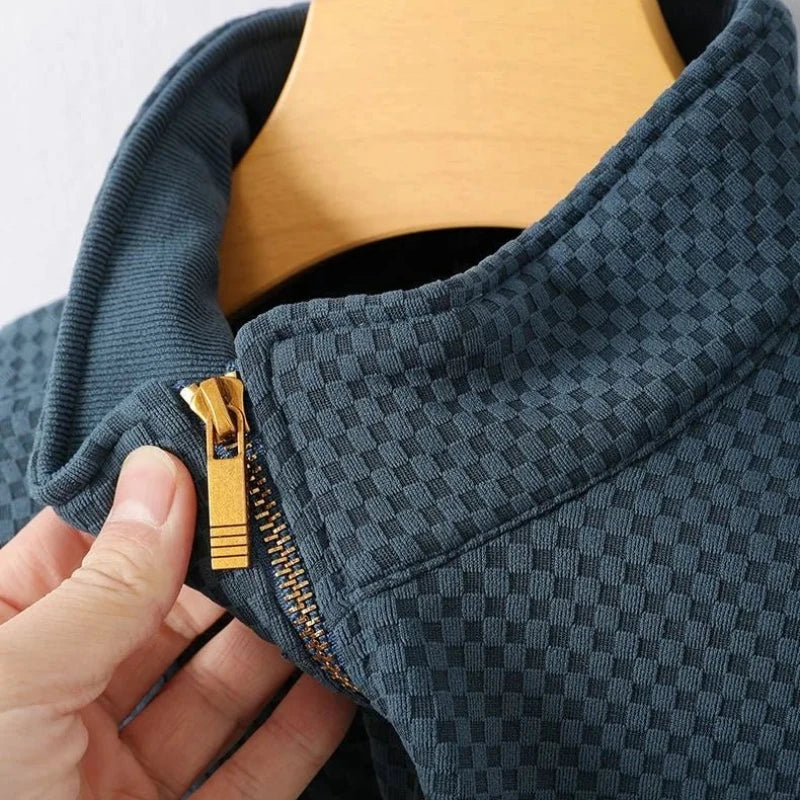 Cozy Geometric Knit Pullover Everyday