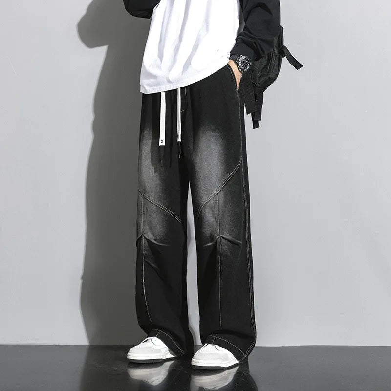 Street Baggy Denim Joggers Casual