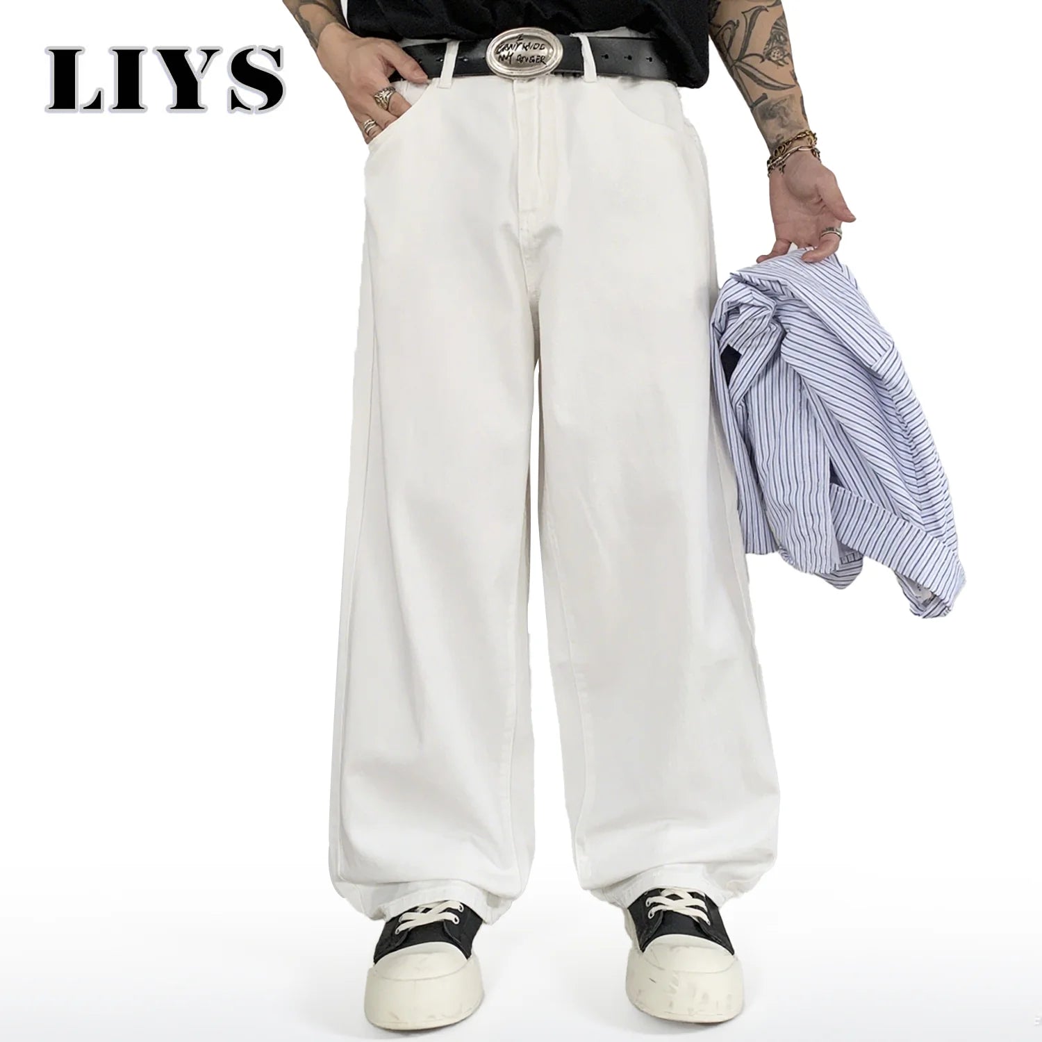 Everyday Casual Loose Straight Jeans