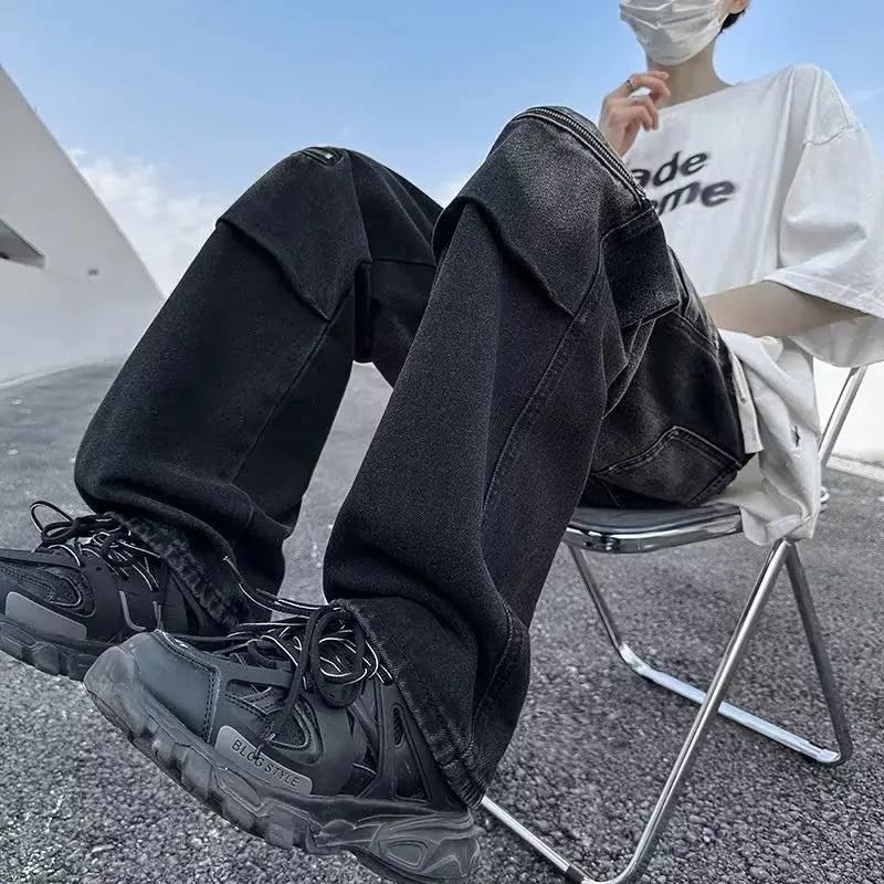 Urban Baggy Ripped Denim Jeans