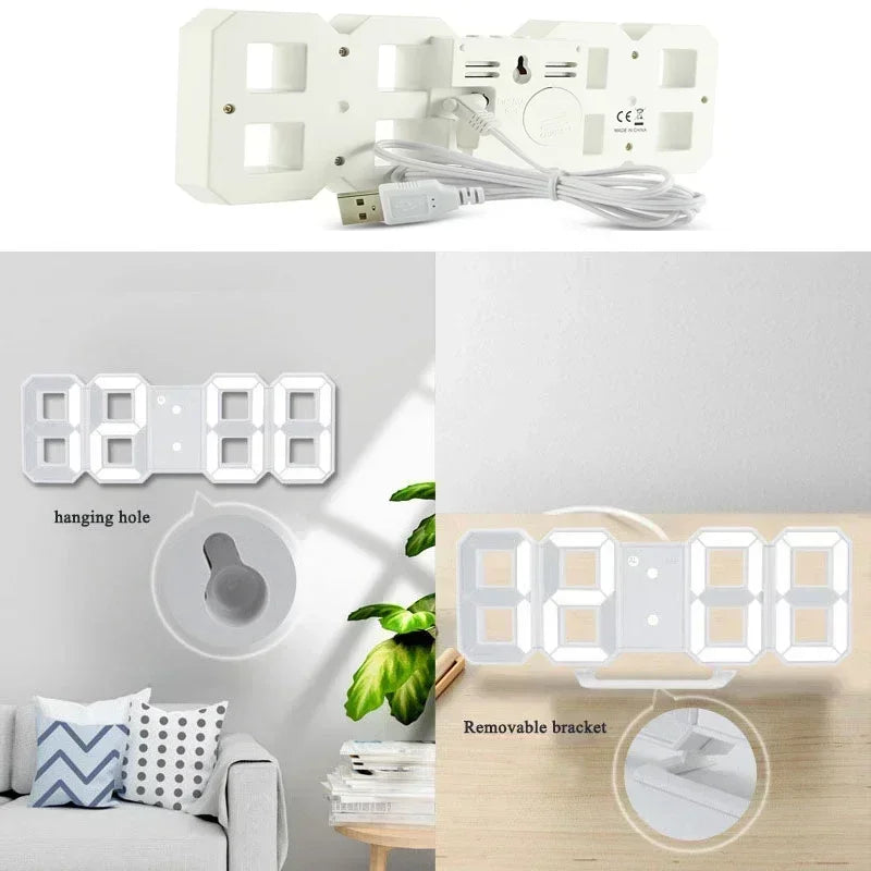 ClearTime LED Desk & Wall Clock