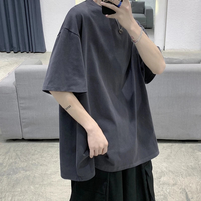 Urban Oversized Cotton Graphic Tee