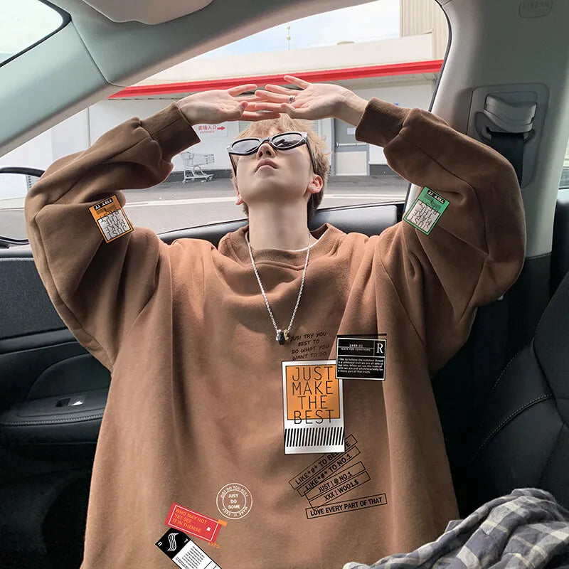 Cozy Urban Oversized Hooded Sweatshirt