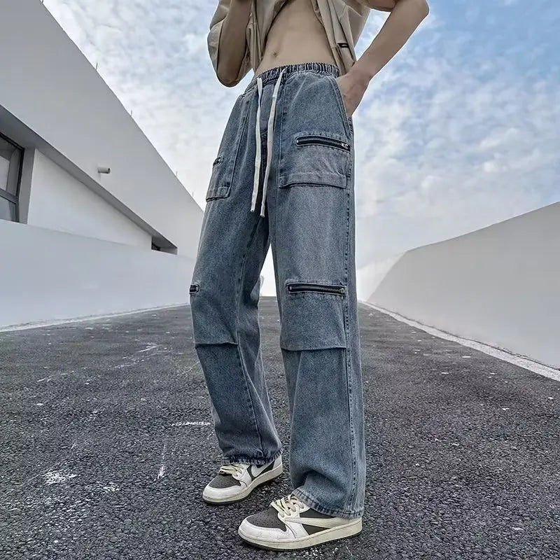 Urban Baggy Ripped Denim Jeans