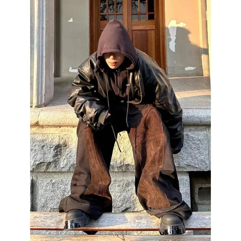 Cozy Urban PU Leather Winter Jacket