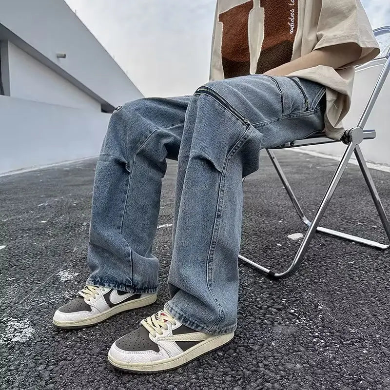 Urban Baggy Ripped Denim Jeans