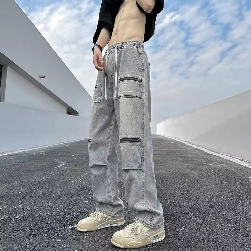Urban Baggy Ripped Denim Jeans