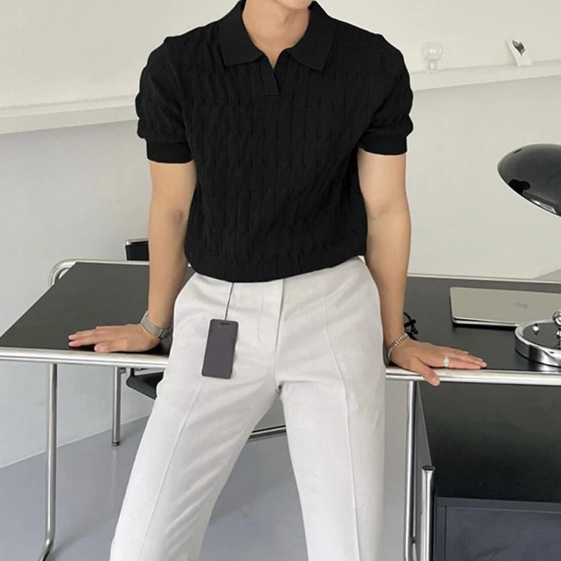 Urban Comfort Knit Polo Shirt