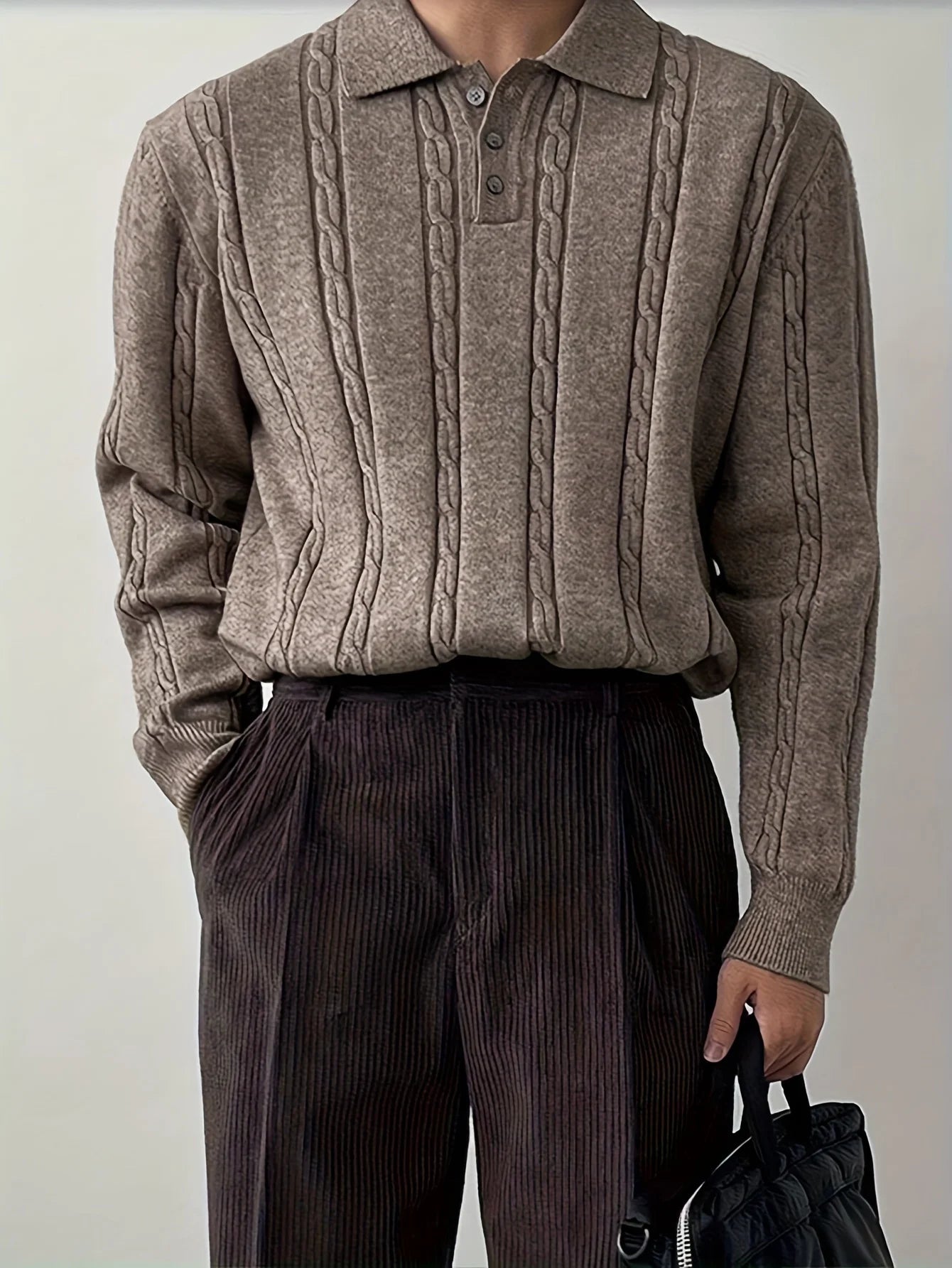 Everyday Slim Ribbed Pullover Sweater