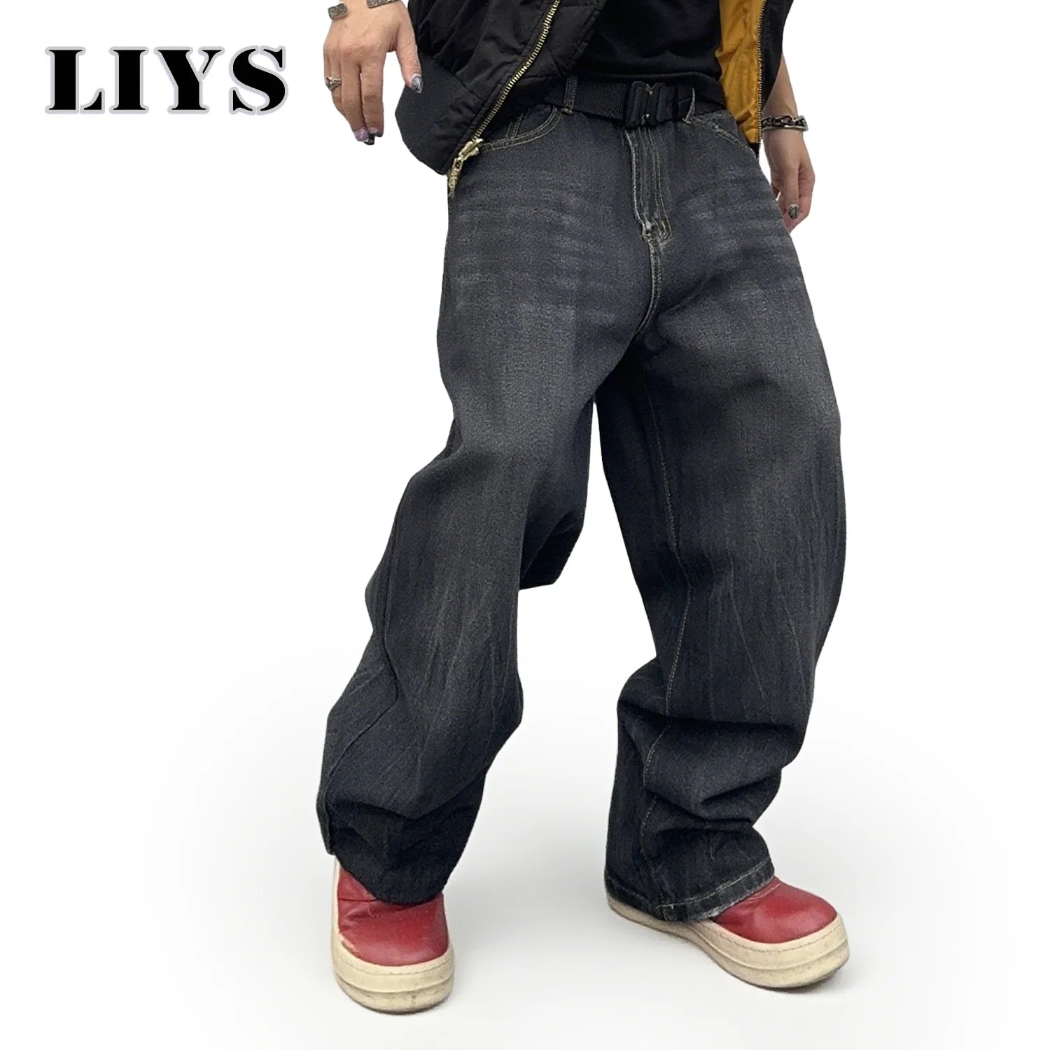 Everyday Classic Black Straight Jeans