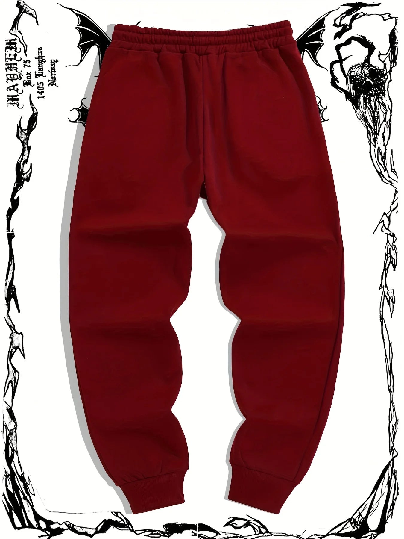 Skull Print Active Comfort Pants